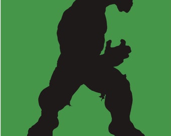 Hulk Stencil Made from 4 Ply Mat Board