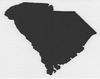 South Carolina State Stencil Made from 4 Ply Mat Board-Choose a Size-From 5x7 to 24x36