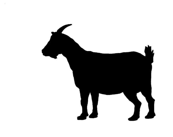 Billy Goat Stencil Made from 4 Ply Mat Board-Choose a Size-From 5x7 to 24x36