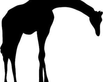 Giraffe Stencil Made from 4 Ply Mat Board-Choose a Size-From 5x7 to 24x36