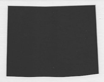 Pack of 3 Wyoming State Stencils Made From 4 Ply Mat Board 11x14, 8x10 and 5x7 -Package includes One of Each Size