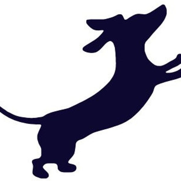 Dachshund Standing Stencil Made from 4 Ply Mat Board-Choose a Size-From 5x7 to 24x36