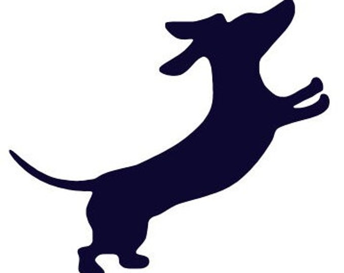 Dachshund Standing Stencil Made from 4 Ply Mat Board-Choose a Size-From 5x7 to 24x36