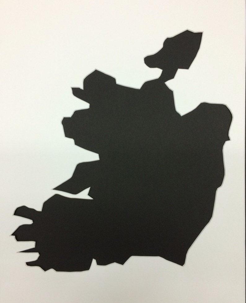 Ireland Stencil Made From 4 Ply Mat Board Etsy