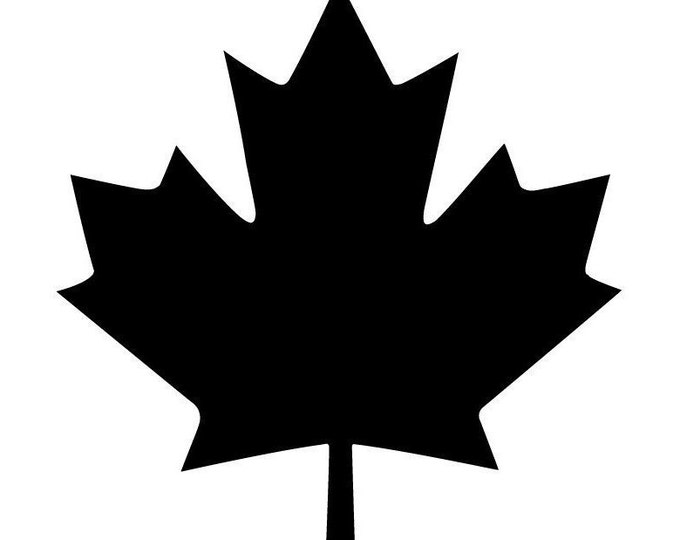 Canadian Maple Leaf Stencil Made from 4 Ply Mat Board-Choose a Size-From 5x7 to 24x36