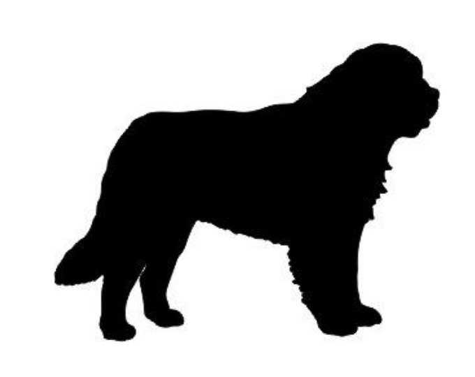 Saint Bernard Stencil Made from 4 Ply Mat Board-Choose a Size-From 5x7 to 24x36