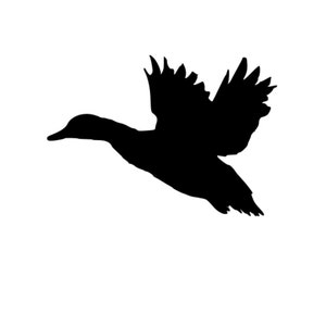 Duck Stencil Made from 4 Ply Mat Board-Choose a Size-From 5x7 to 24x36