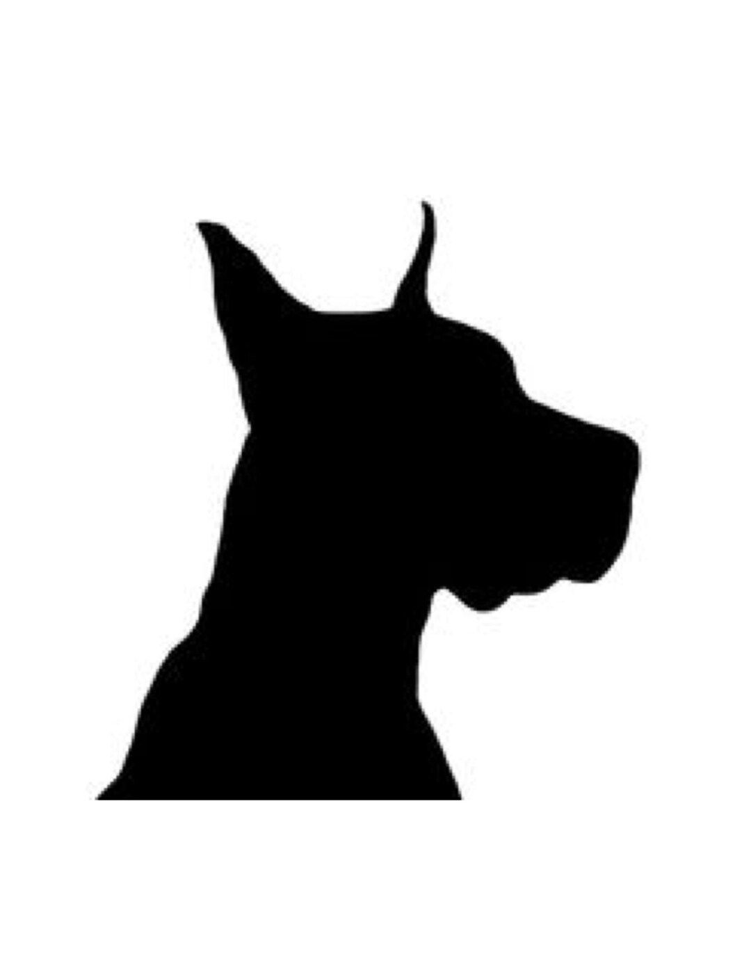 Great Dane Stencil Made From 4 Ply Mat Board-choose a - Etsy