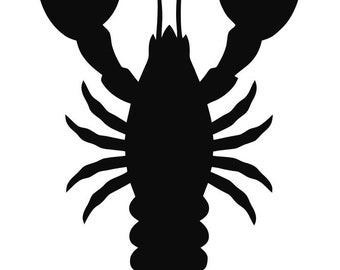 Pack of 3 Lobster   Stencils Made from 4 Ply Mat Board 16x20, 11x14 and 8x10 -Package includes One of Each Size