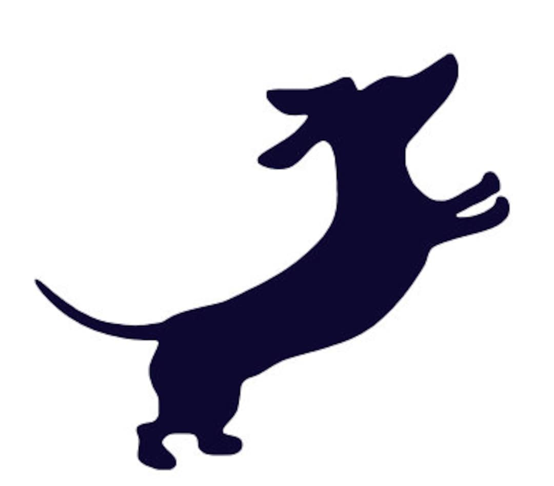 Pack of 3 Dachshund Standing Stencils Made From 4 Ply