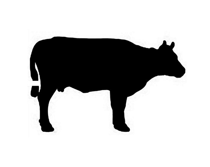 Pack of 3 Cow Stencils Made from 4 Ply Mat Board 16x20, 11x14, 8x10 -Package includes One of Each Size