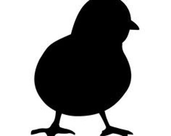 Baby Chick Stencil Made from 4 Ply Mat Board-Choose a Size-From 5x7 to 24x36
