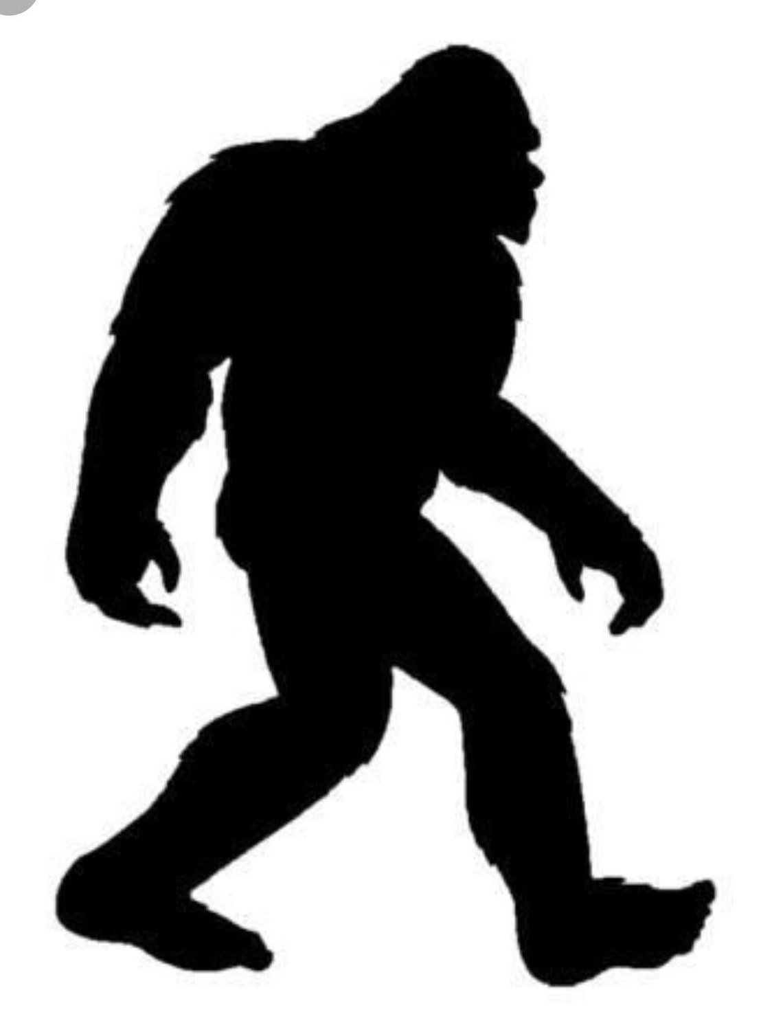 Pack of 3 Bigfoot Stencils Made From 4 Ply Mat Board 11x14 Etsy UK