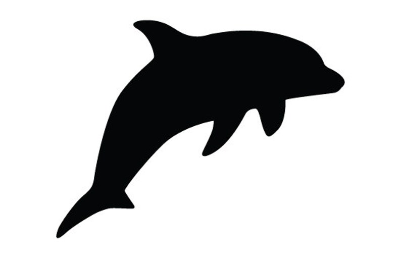 Dolphin Stencil Made From 4 Ply Mat Board Etsy dolphin-stencil-made-from-4-ply-mat-board-etsy