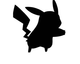 Pack of 3 Pikachu Stencils Made from 4 Ply Mat Board 16x20, 11x14, 8x10 -Package includes One of Each Size