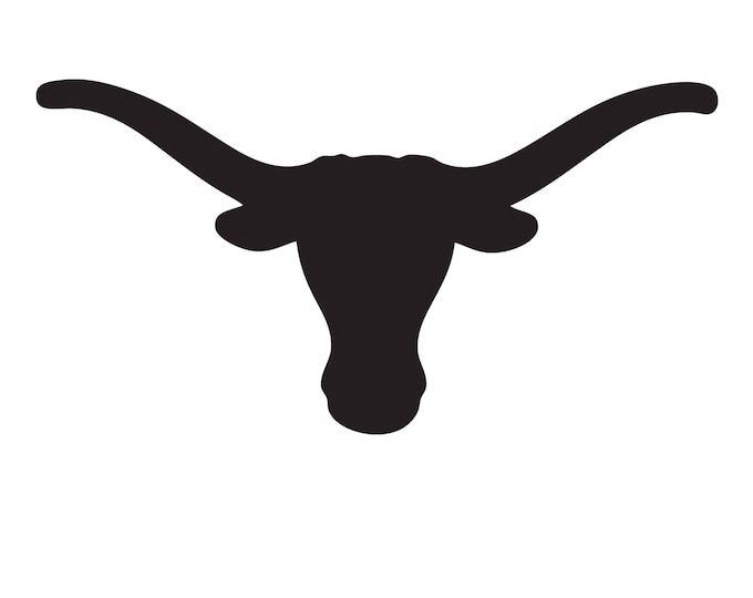 Texas Longhorn Stencil Made from 4 Ply Mat Board-Choose a Size-From 5x7 to 24x36