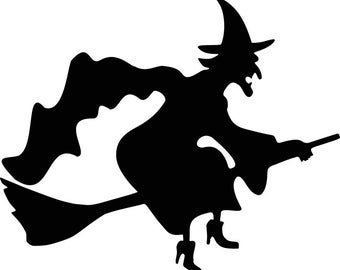 Pack of 3 Halloween Witch Stencils, 16x20, 11x14 and 8x10 -Package includes One of Each Size