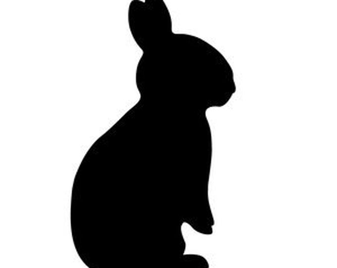 Pack of 3 Baby Bunny Stencils Made from 4 Ply Mat Board, 11x14, 8x10 and 5x7 -Package includes One of Each Size