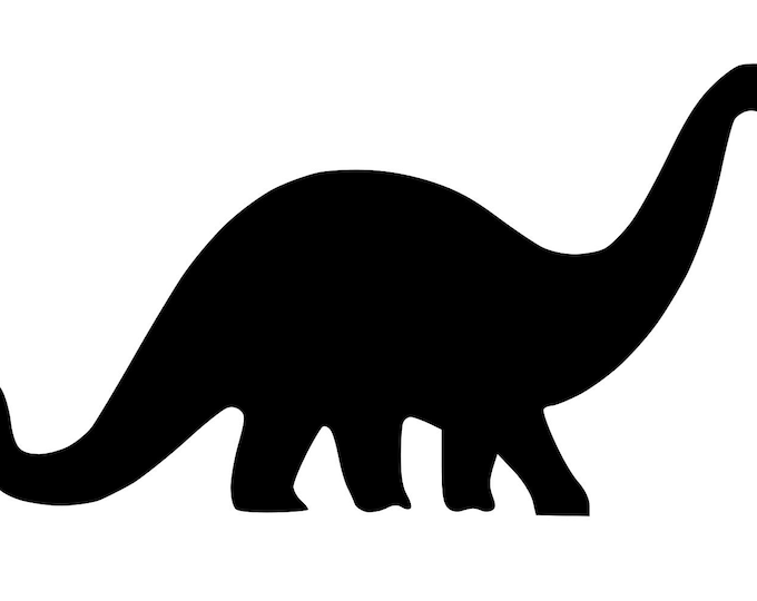 Pack of 3 Brontosaurus Stencils Made from 4 Ply Mat Board, 11x14, 8x10 and 5x7 -Package includes One of Each Size