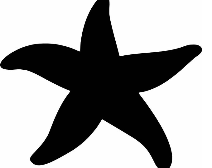 Pack of 3 Starfish Stencils Made From 4 Ply Mat Board 11x14, 8x10 and 5x7 -Package includes One of Each Size