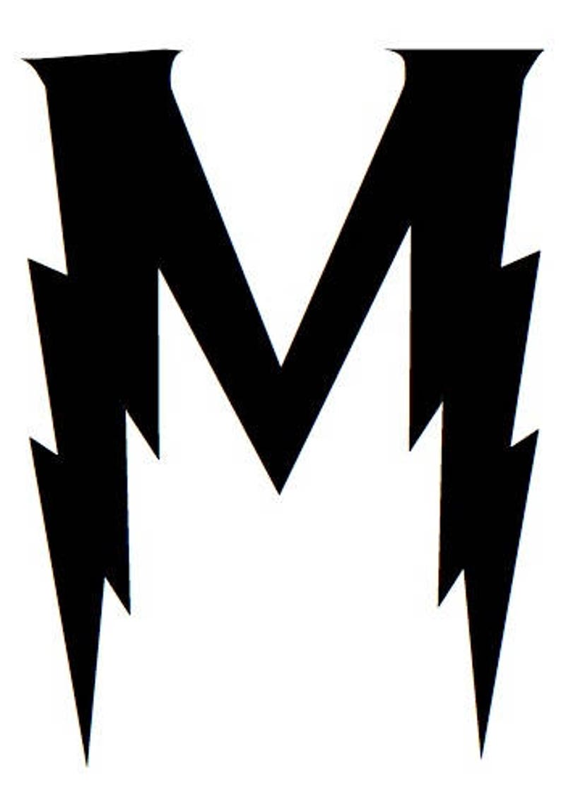 Letter M Stencil Made From 4 Ply Mat Board wizard Font Etsy letter-m-stencil-made-from-4-ply-mat-board-wizard-font-etsy