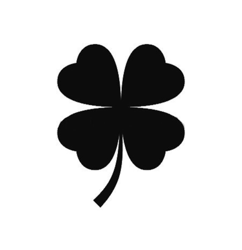 pack of 3 four leaf clover stencils 11x14 8x10 and 5x7