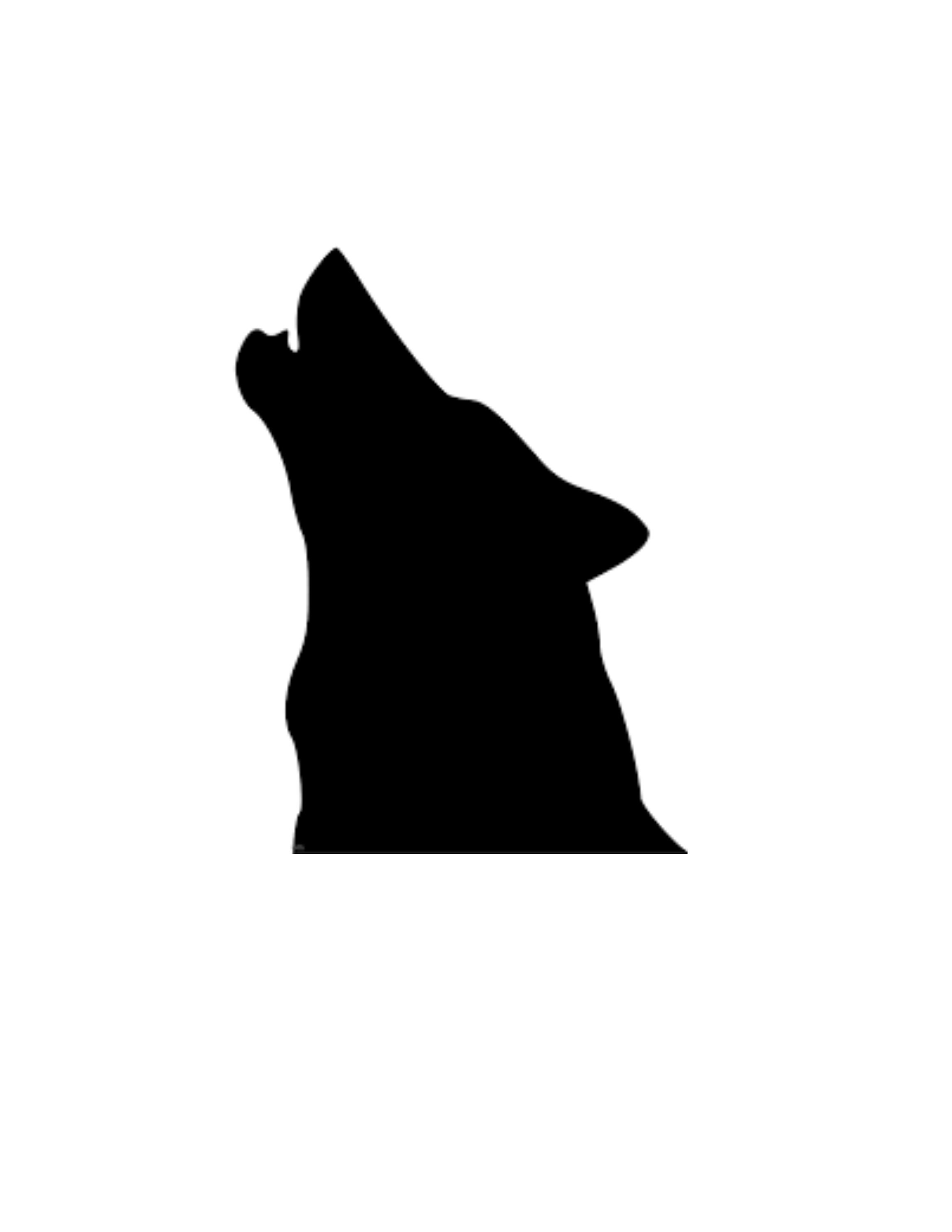 Howling Wolf Head Only Stencil Made From 4 Ply Mat Board Choose A Size howling-wolf-head-only-stencil-made-from-4-ply-mat-board-choose-a-size