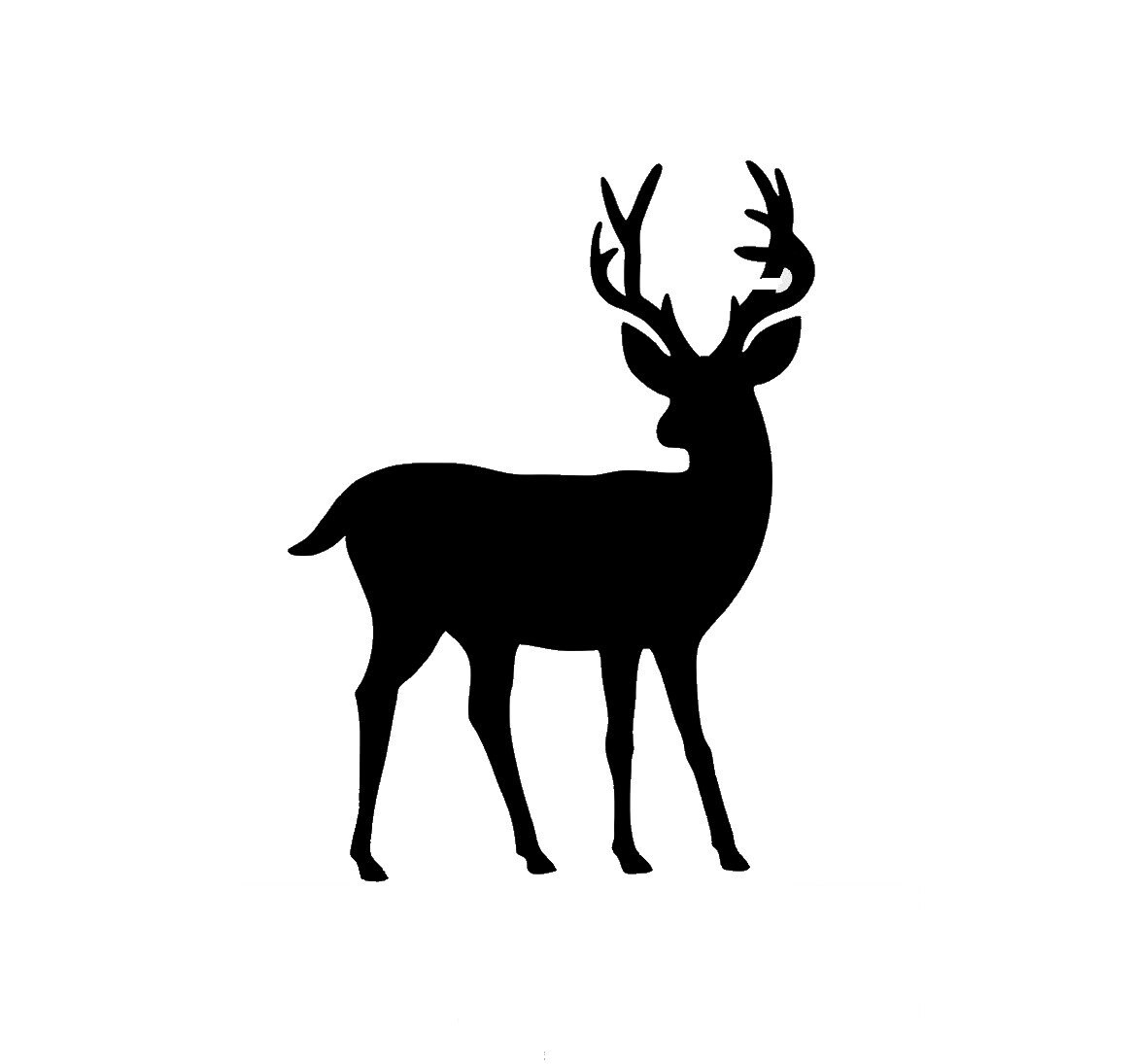Pack Of 3 Full Deer Stencils Made From 4 Ply Mat Board 11x14 8x10 And 