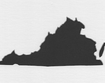 Pack of 3 Virginia State Stencils,Made from 4 Ply Mat Board 16x20, 11x14 and 8x10 -Package includes One of Each Size