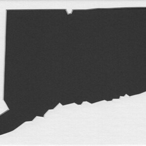 Pack of 3 Connecticut State Stencils,Made from 4 Ply Mat Board 16x20, 11x14 and 8x10 -Package includes One of Each Size