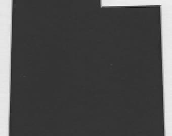 Utah State Stencil Made from 4 Ply Mat Board-Choose a Size-From 5x7 to 24x36