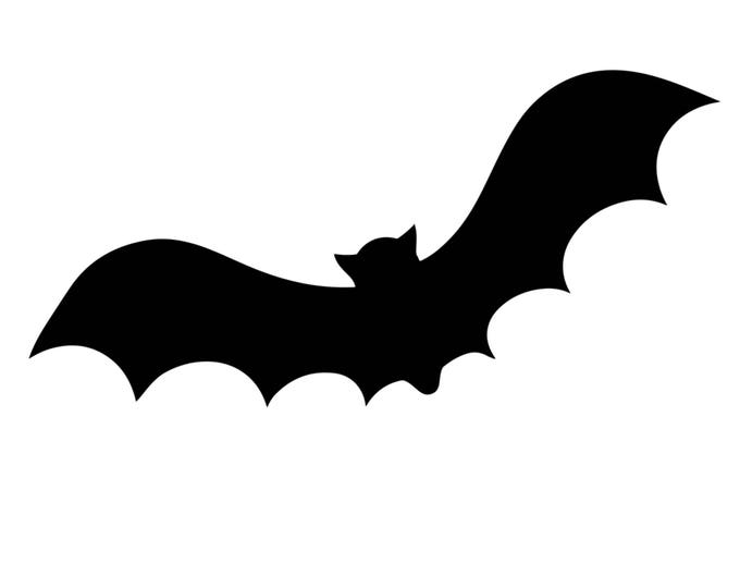 Pack of 3 Halloween Bat Stencils Made from 4 Ply Mat Board, 11x14, 8x10 and 5x7 -Package includes One of Each Size