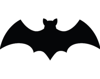 Bat Style 3 Stencil Made from 4 Ply Mat Board-Choose a Size-From 5x7 to 24x36