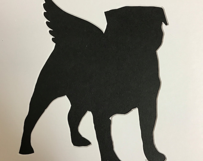 8x10 Animal Stencils With Angel Wings