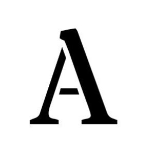 Pack of 26 Stardos Letters Stencils-Choose your Size-Full Alphabet