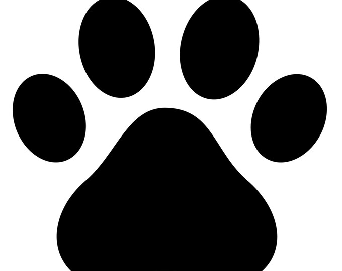 Pack of 3 Dog Print Stencils Made from 4 Ply Mat Board, 11x14, 8x10 and 5x7 -Package includes One of Each Size