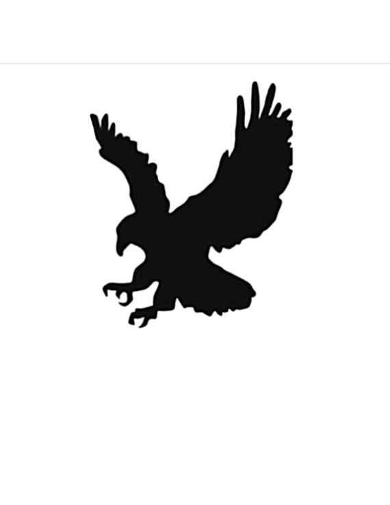 Eagle Style 2 Stencil Made From 4 Ply Mat Board Choose A Etsy