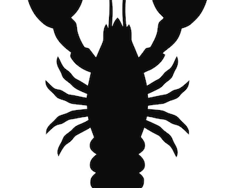 Pack of 3 Lobster Stencils Made from 4 Ply Mat Board, 18x24, 16x20 and 11x14 -Package includes One of Each Size