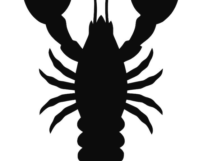 Pack of 3 Lobster Stencils Made from 4 Ply Mat Board, 18x24, 16x20 and 11x14 -Package includes One of Each Size