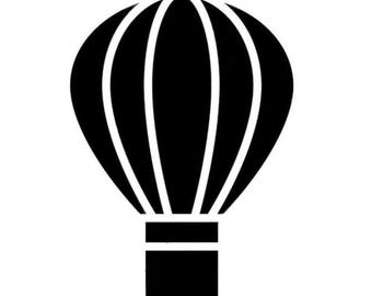 Hot Air Balloon Stencil Made from 4 Ply Mat Board-Choose a Size-From 5x7 to 24x36