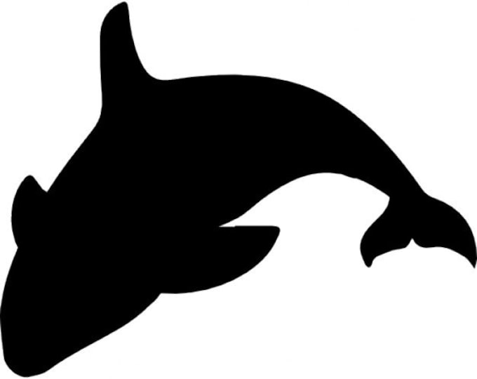 Orca Killer Whale Stencil Made from 4 Ply Mat Board-Choose a Size-From 5x7 to 24x36