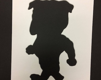 5x7 Ole Miss Logo Stencils Made from 4 Ply Mat Board- Choose From 4 Different Designs