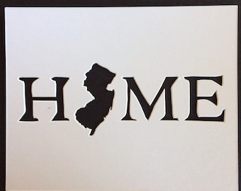 Home with State Stencils Made from 4 Ply Mat Board