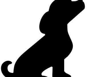 Beagle Puppy Dog Stencil Made from 4 Ply Mat Board-Choose a Size-From 5x7 to 24x36