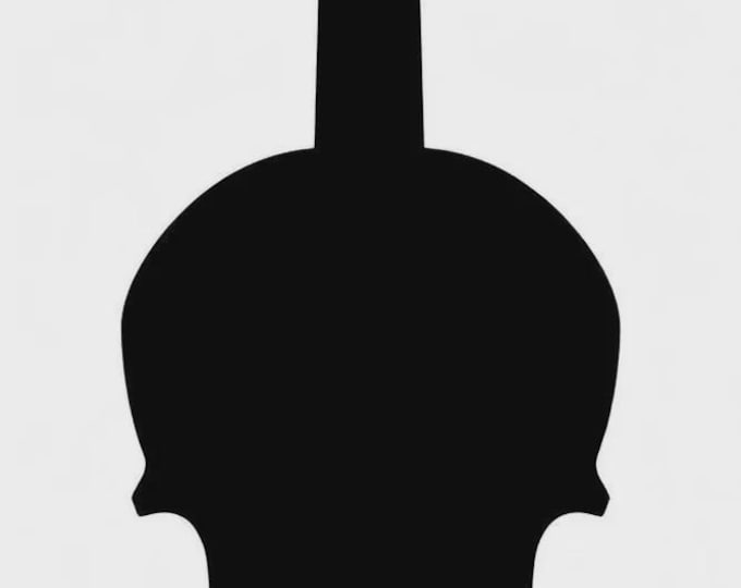 Violin Stencil Made from 4 Ply Mat Board-Choose a Size-From 5x7 to 24x36