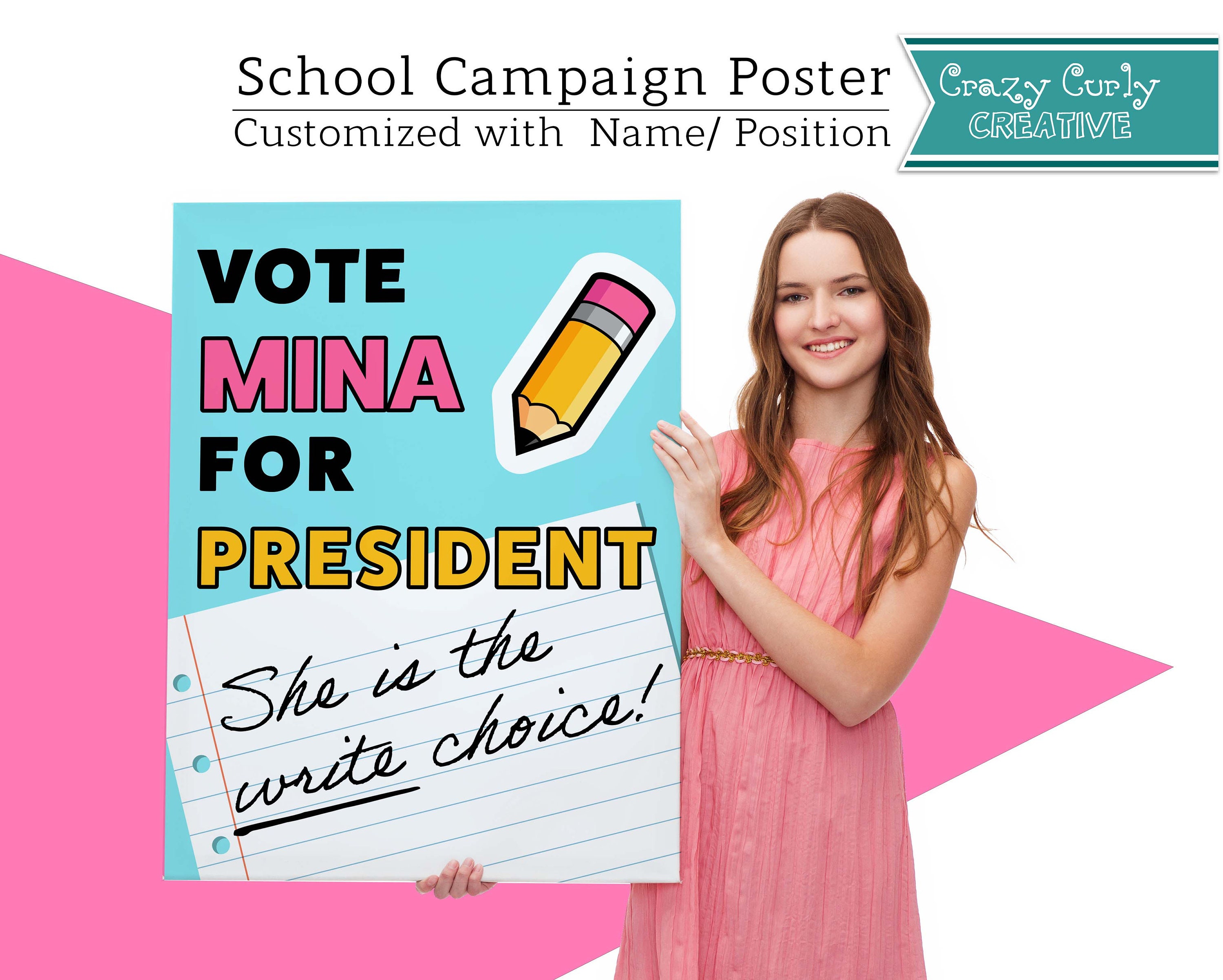Student Council Election Posters For Secretary