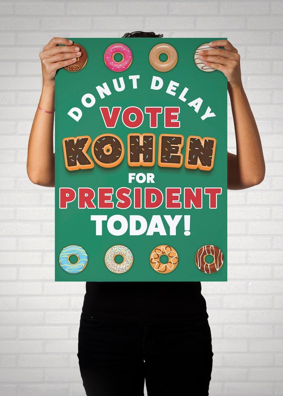 Funny voting posters for kids