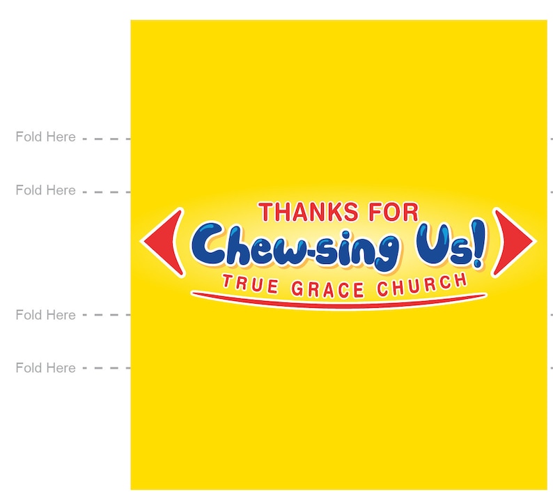 Customizable Juicy Fruit Gum Wrapper Custom Gum Wrapper Etsy