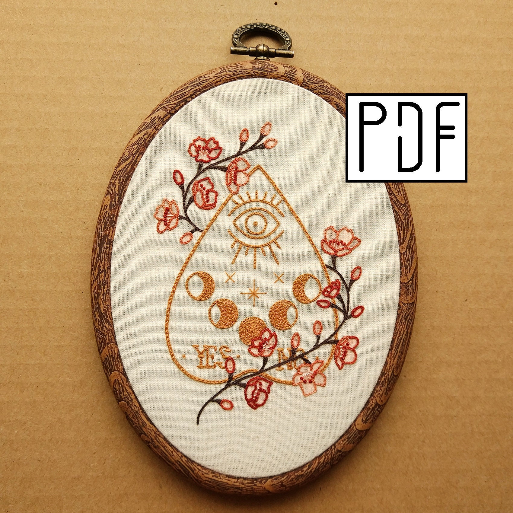 Ouija Cross Stitch Pattern