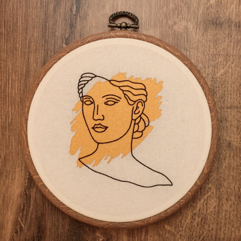 Digital PDF Pattern Artemis Statue Hand Embroidery Pattern - Etsy